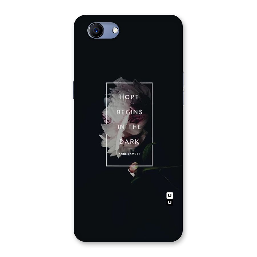 Dark Hope Back Case for Oppo Realme 1