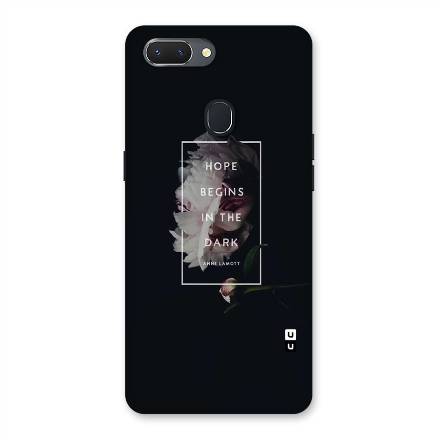 Dark Hope Back Case for Oppo Realme 2