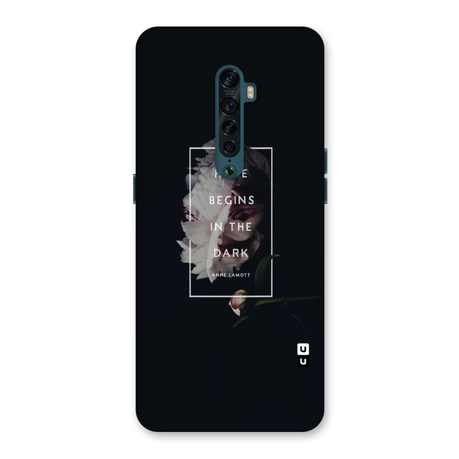 Dark Hope Back Case for Oppo Reno2