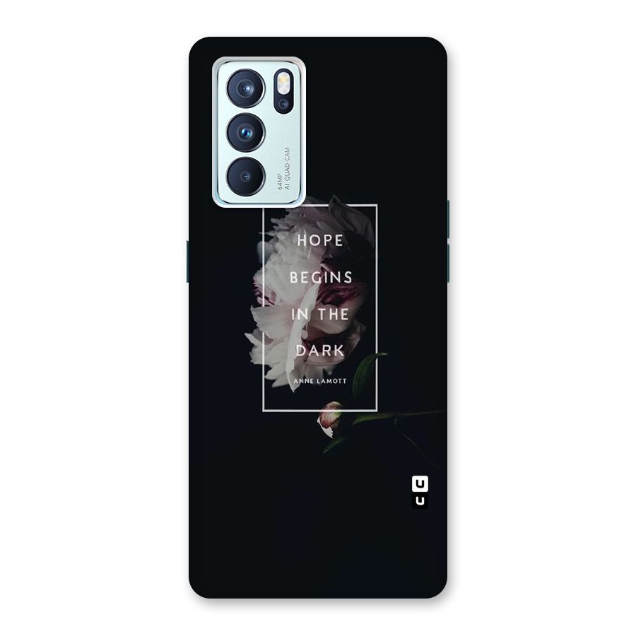 Dark Hope Back Case for Oppo Reno6 Pro 5G