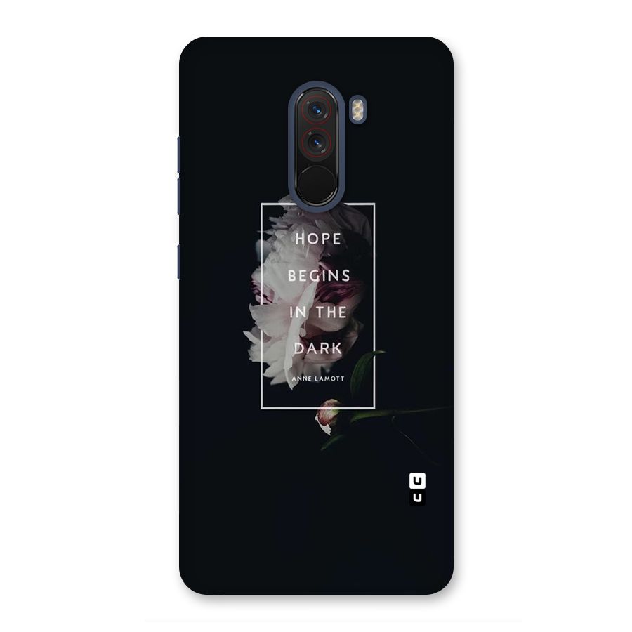 Dark Hope Back Case for Poco F1