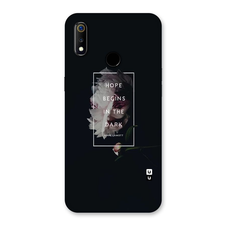Dark Hope Back Case for Realme 3