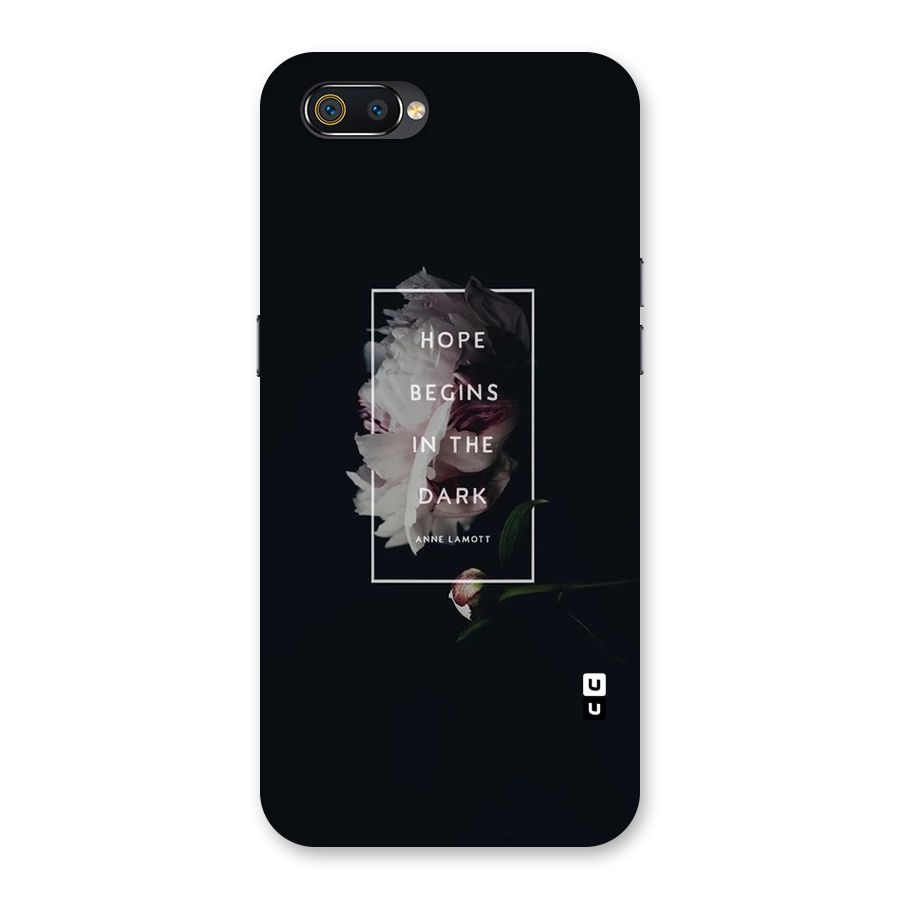 Dark Hope Back Case for Realme C2