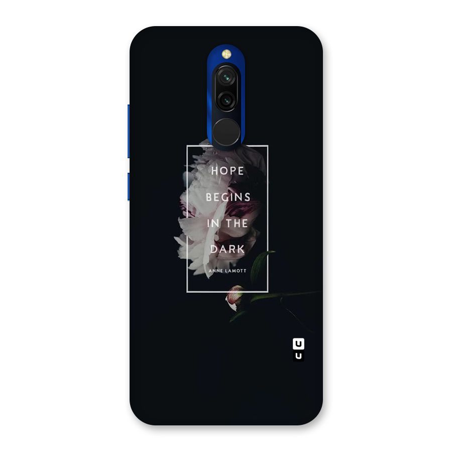 Dark Hope Back Case for Redmi 8