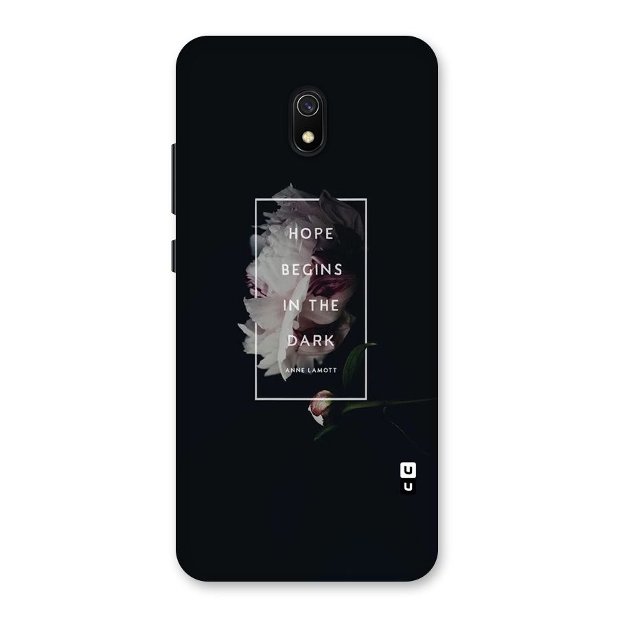 Dark Hope Back Case for Redmi 8A