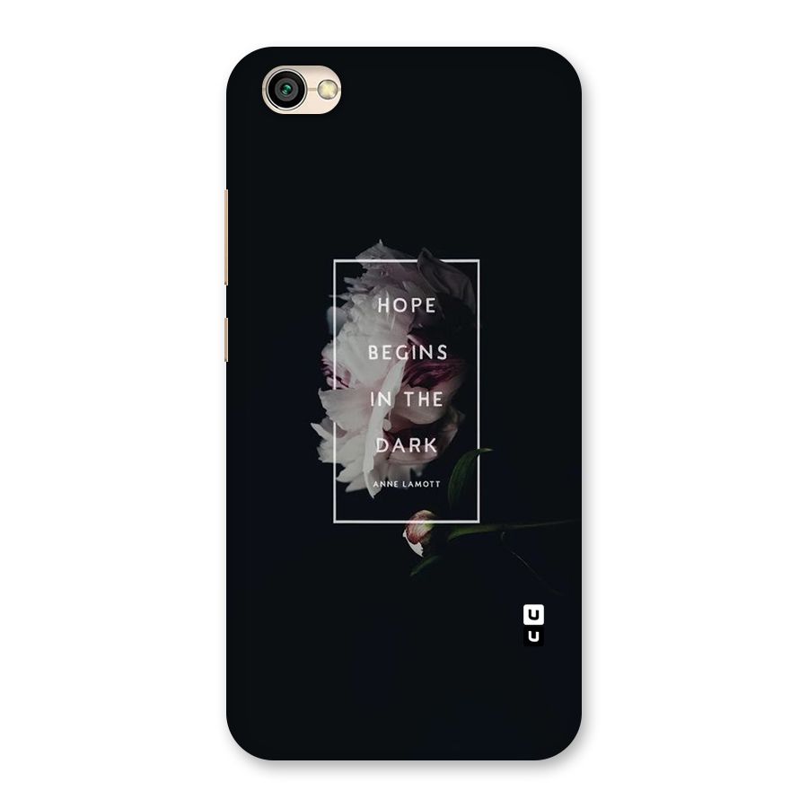 Dark Hope Back Case for Redmi Y1 Lite
