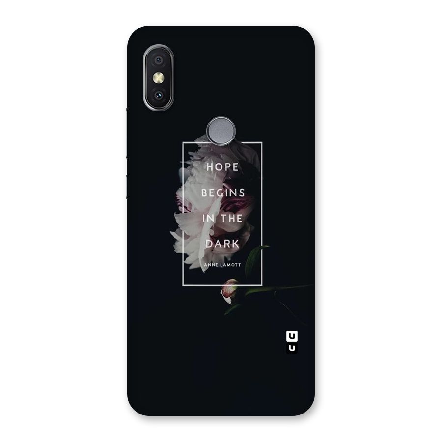 Dark Hope Back Case for Redmi Y2