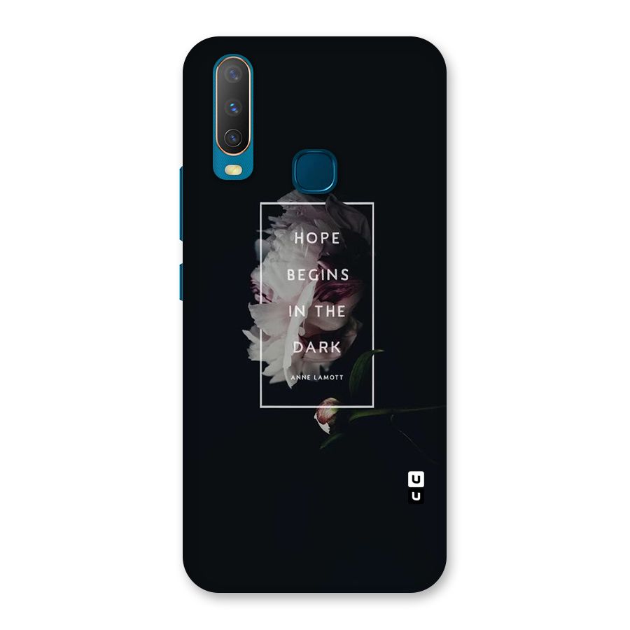 Dark Hope Back Case for Vivo U10