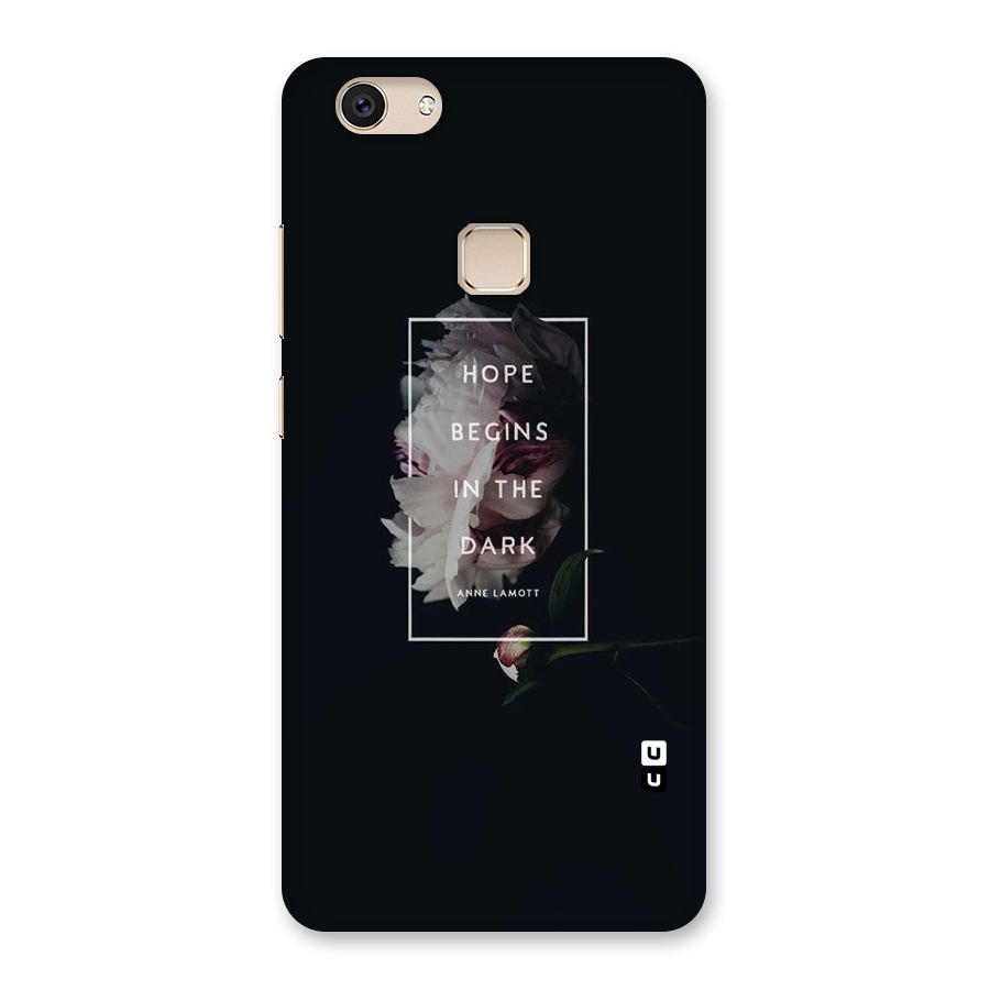 Dark Hope Back Case for Vivo V7