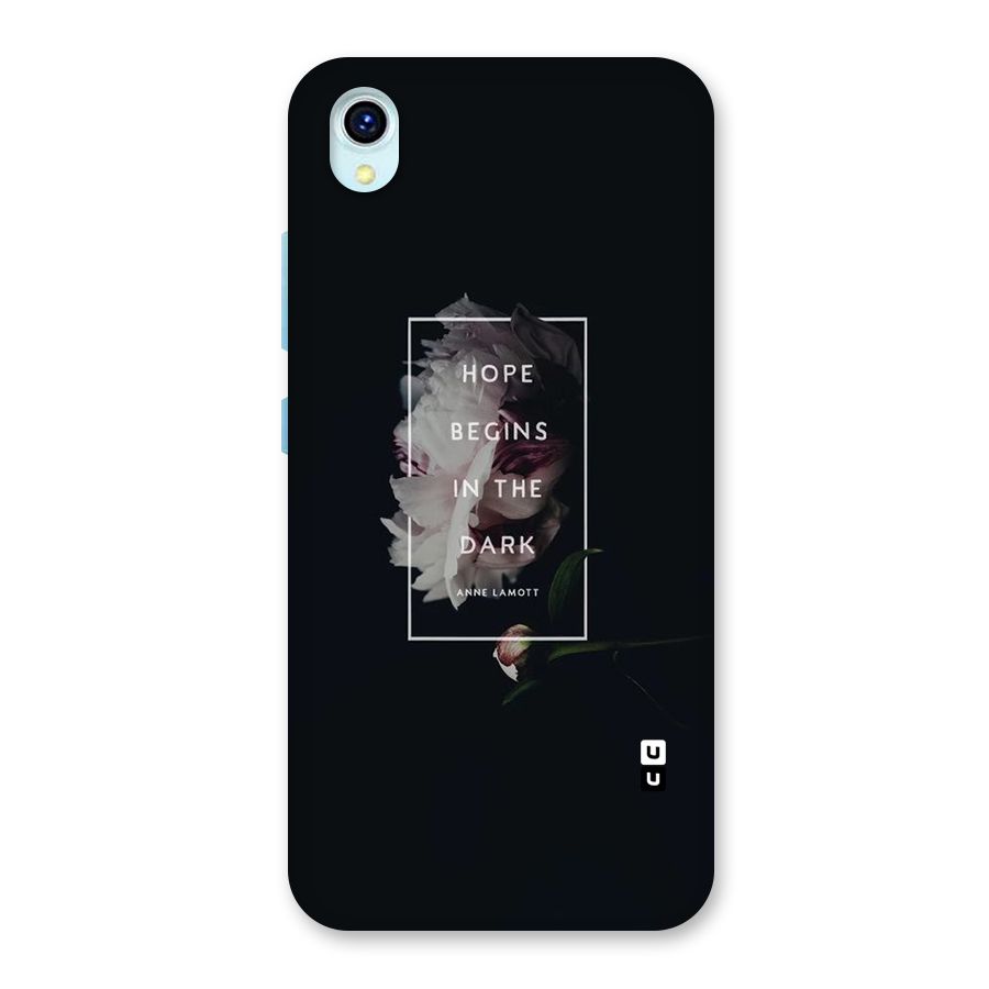 Dark Hope Back Case for Vivo Y1s