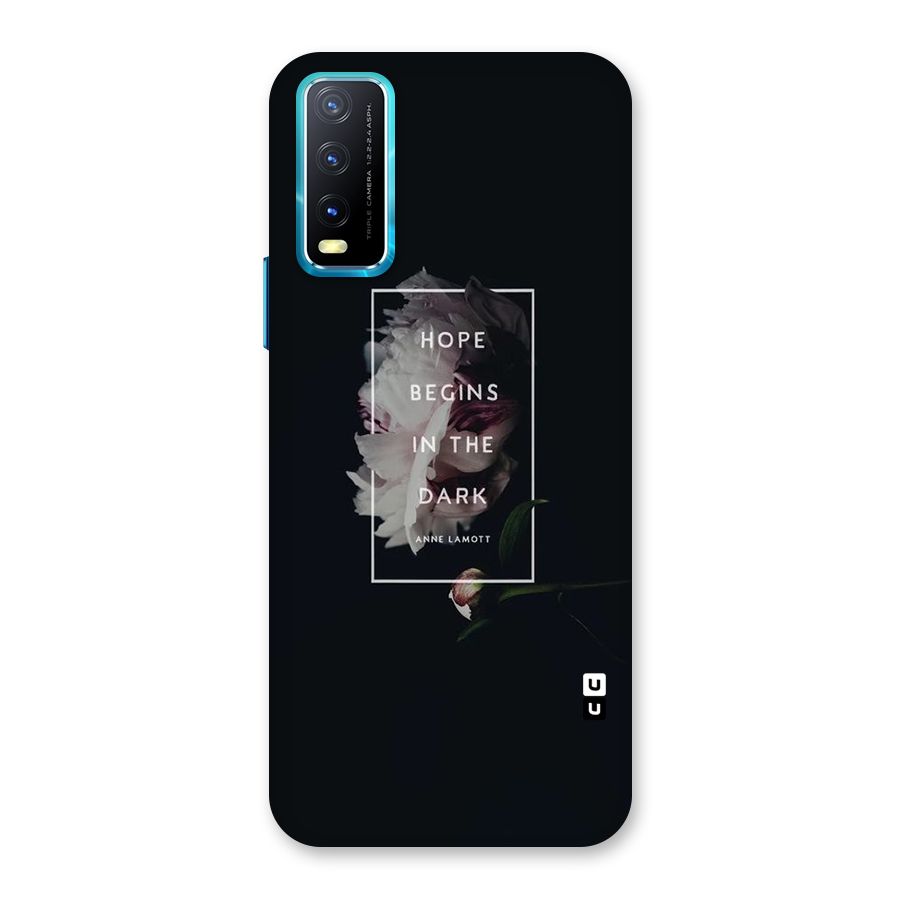 Dark Hope Back Case for Vivo Y20G