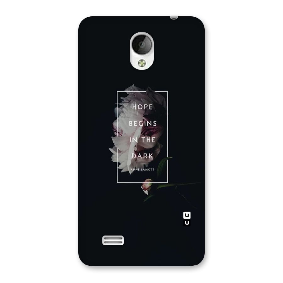 Dark Hope Back Case for Vivo Y21