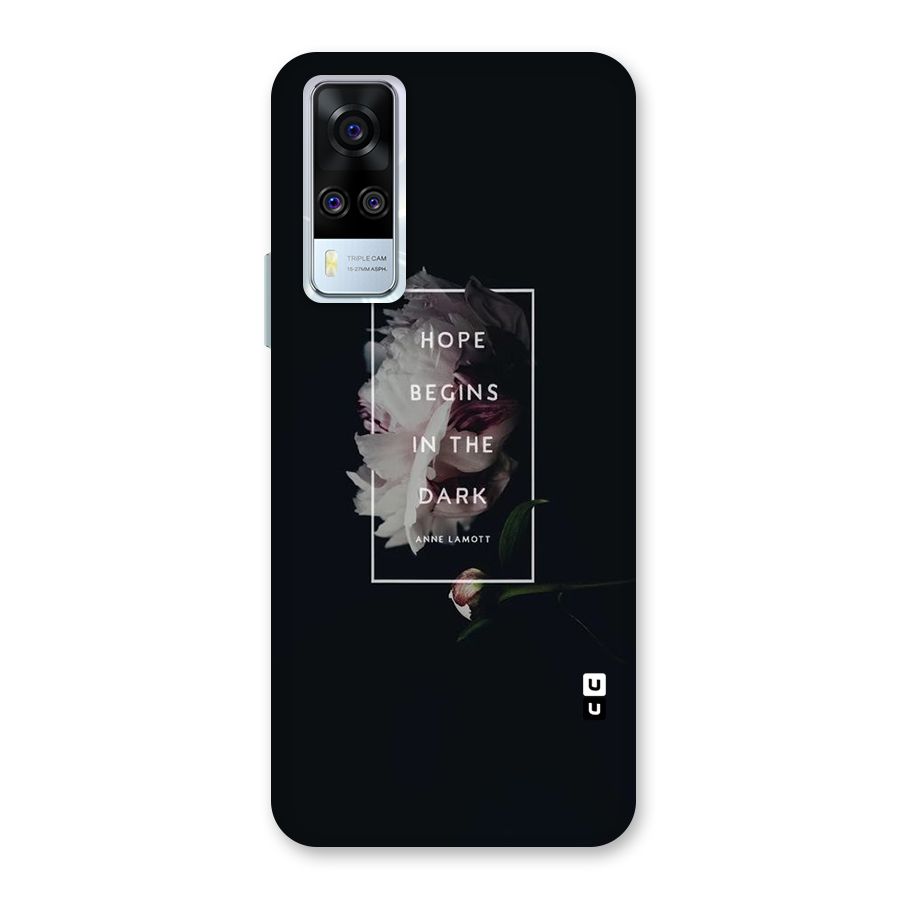 Dark Hope Back Case for Vivo Y31