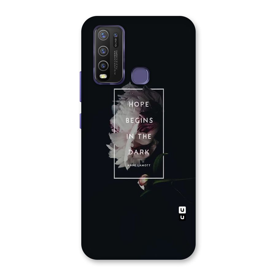 Dark Hope Back Case for Vivo Y50