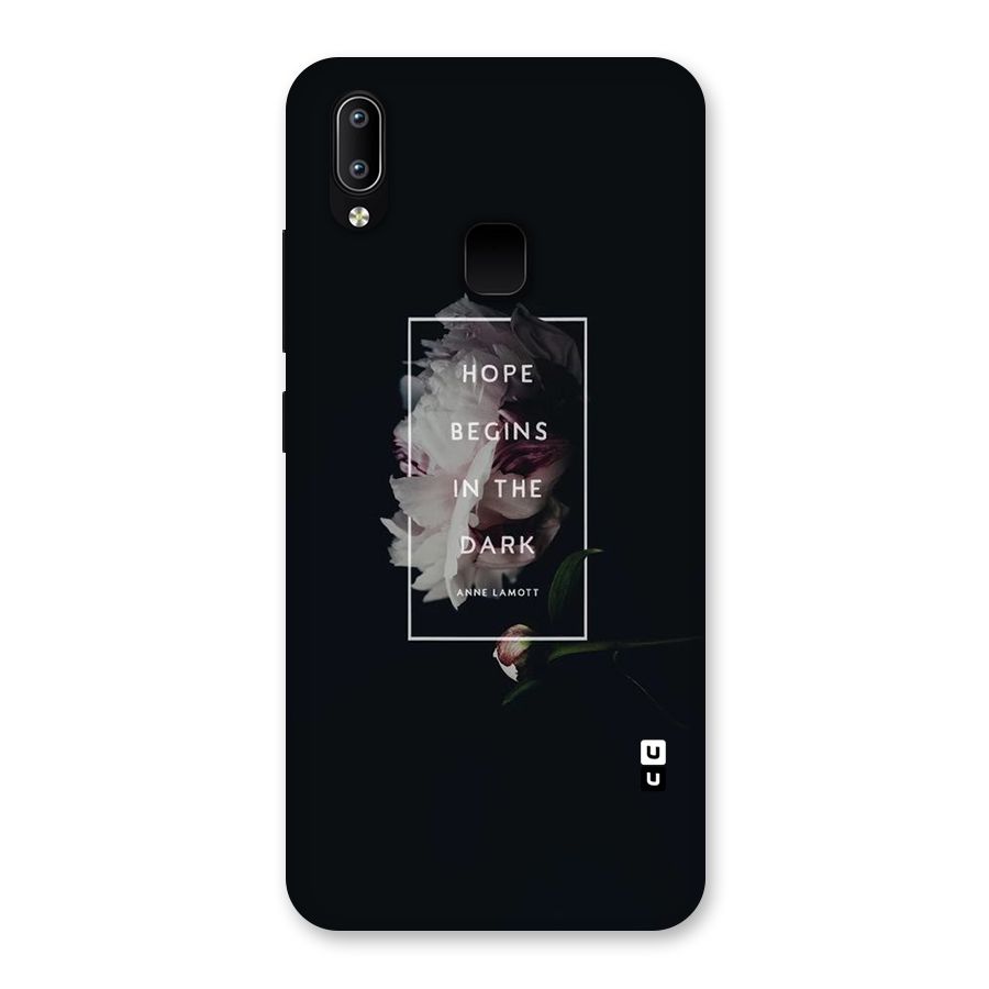 Dark Hope Back Case for Vivo Y93