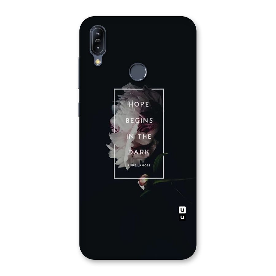 Dark Hope Back Case for Zenfone Max M2