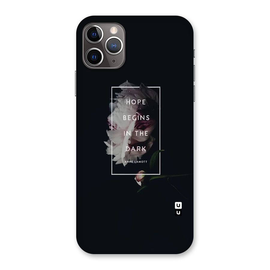 Dark Hope Back Case for iPhone 11 Pro Max