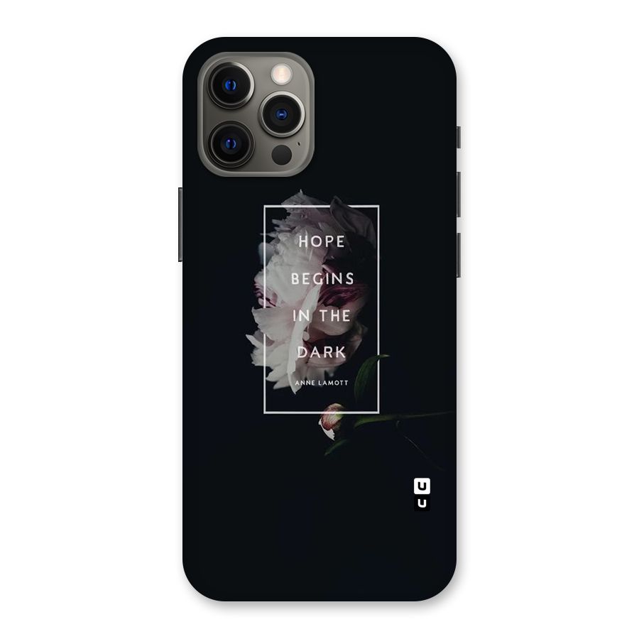 Dark Hope Back Case for iPhone 12 Pro Max