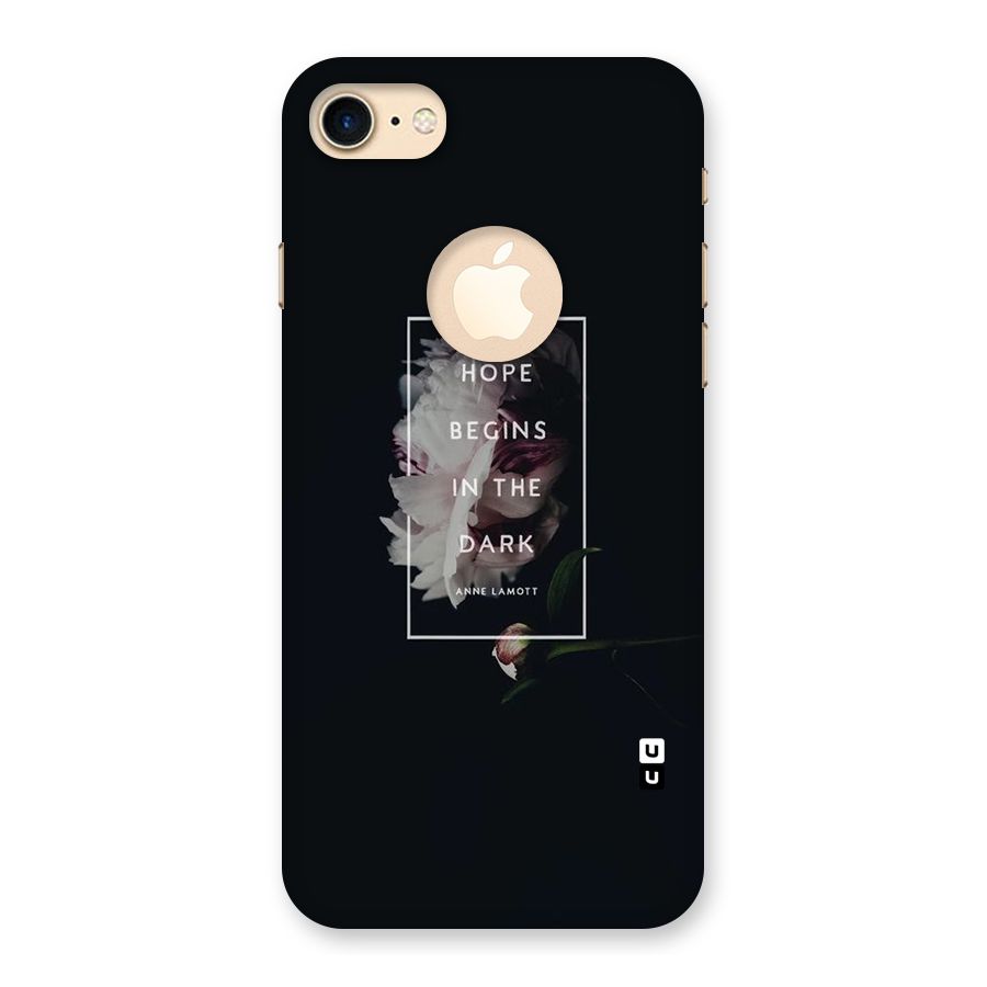 Dark Hope Back Case for iPhone 7 Logo Cut