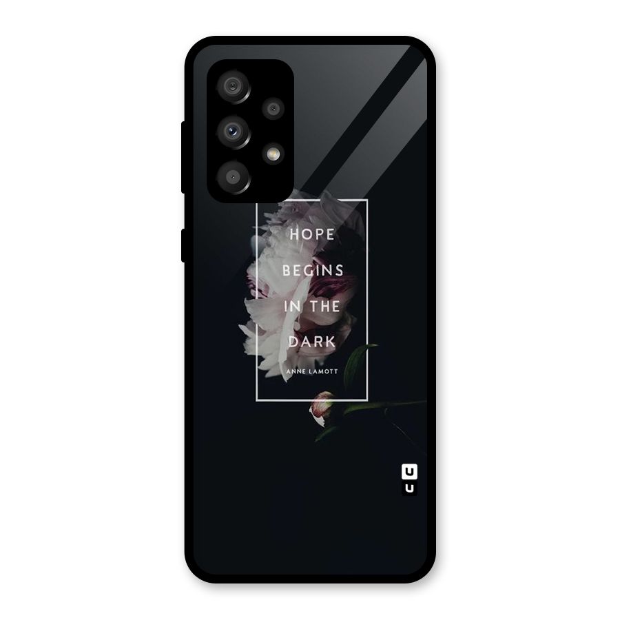 Dark Hope Glass Back Case for Galaxy A32