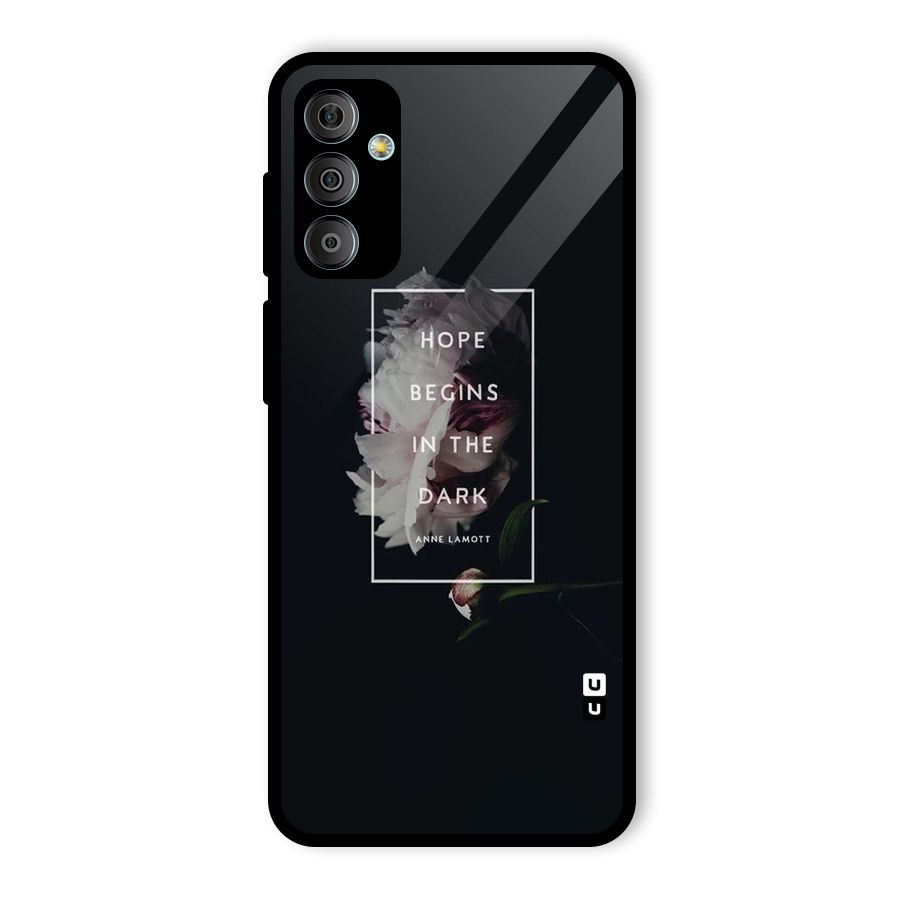 Dark Hope Glass Back Case for Galaxy F23