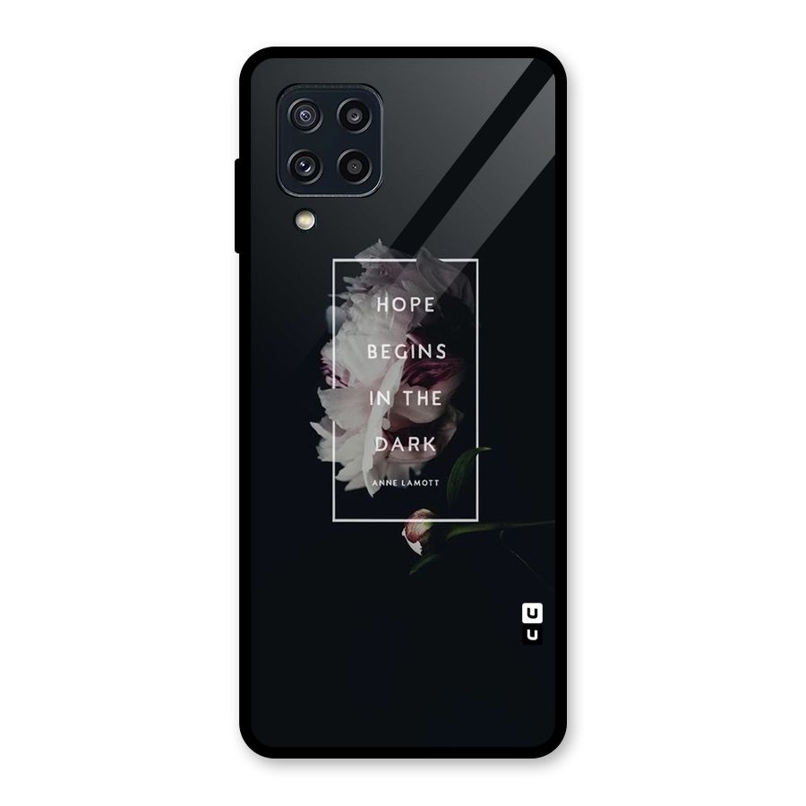 Dark Hope Glass Back Case for Galaxy M32