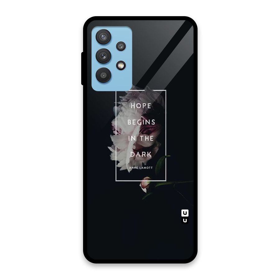 Dark Hope Glass Back Case for Galaxy M32 5G