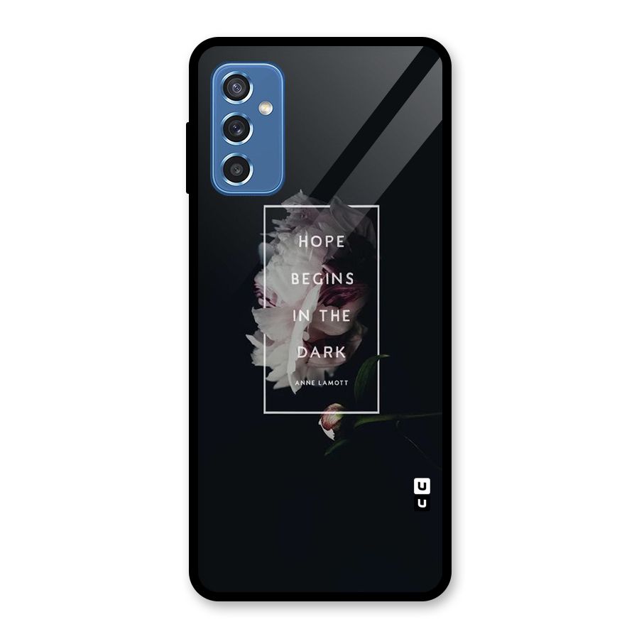 Dark Hope Glass Back Case for Galaxy M52 5G
