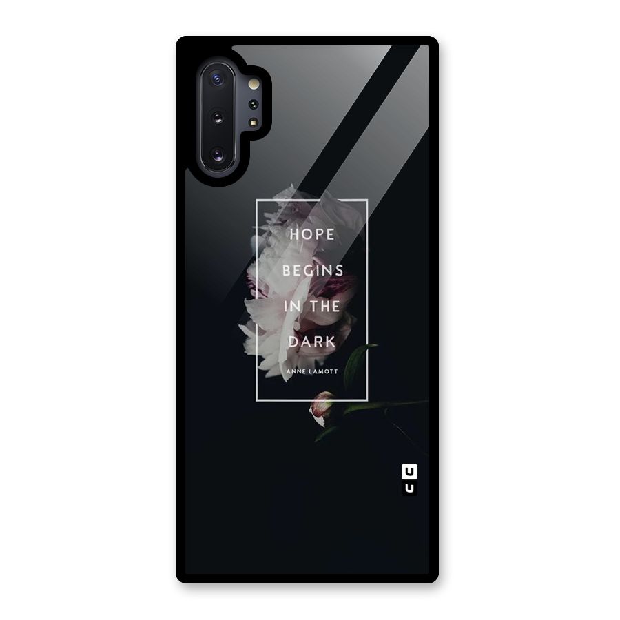 Dark Hope Glass Back Case for Galaxy Note 10 Plus