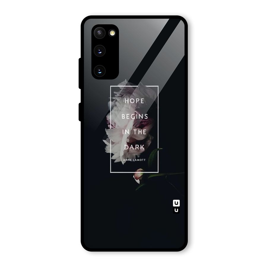 Dark Hope Glass Back Case for Galaxy S20 FE 5G