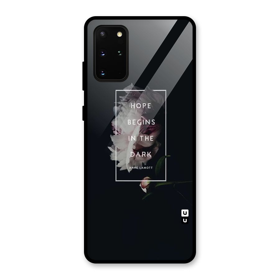 Dark Hope Glass Back Case for Galaxy S20 Plus