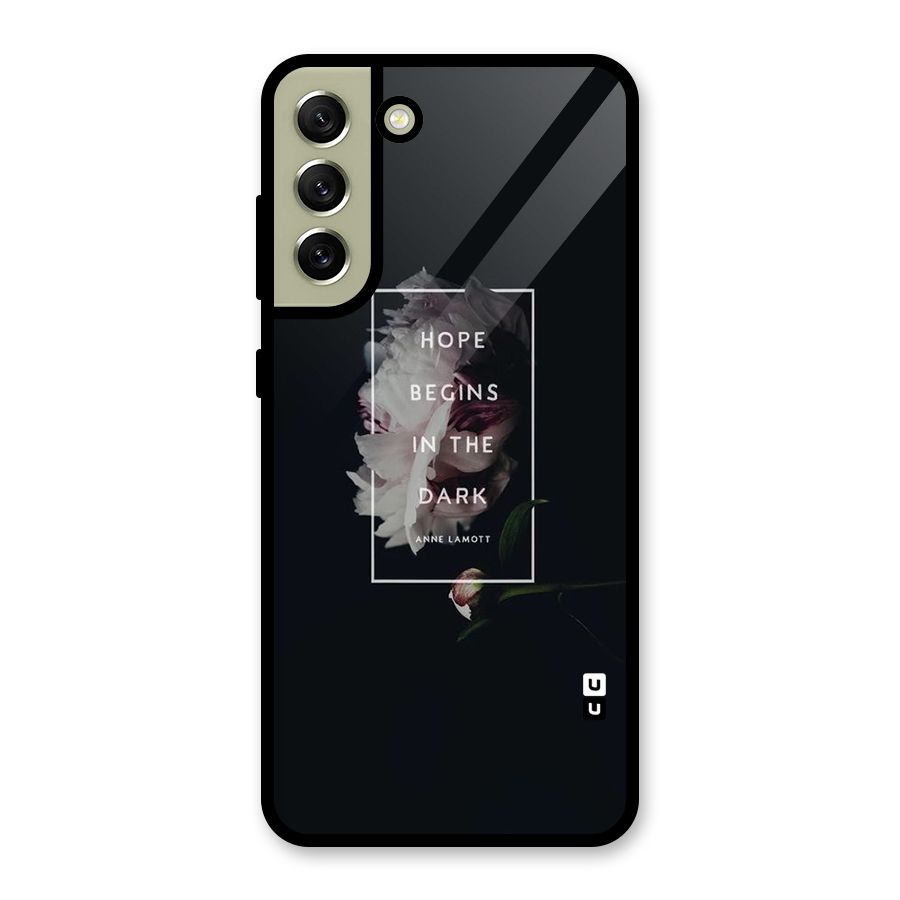 Dark Hope Glass Back Case for Galaxy S21 FE 5G