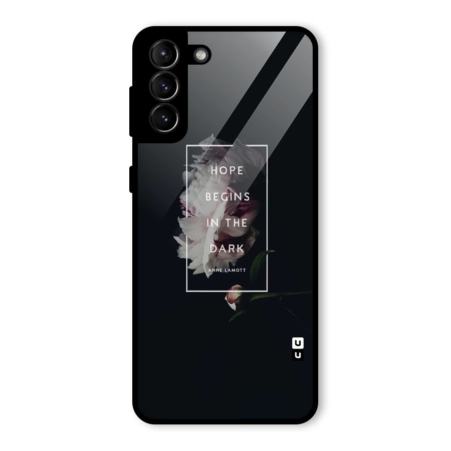 Dark Hope Glass Back Case for Galaxy S21 Plus
