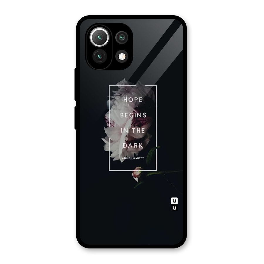 Dark Hope Glass Back Case for Mi 11 Lite