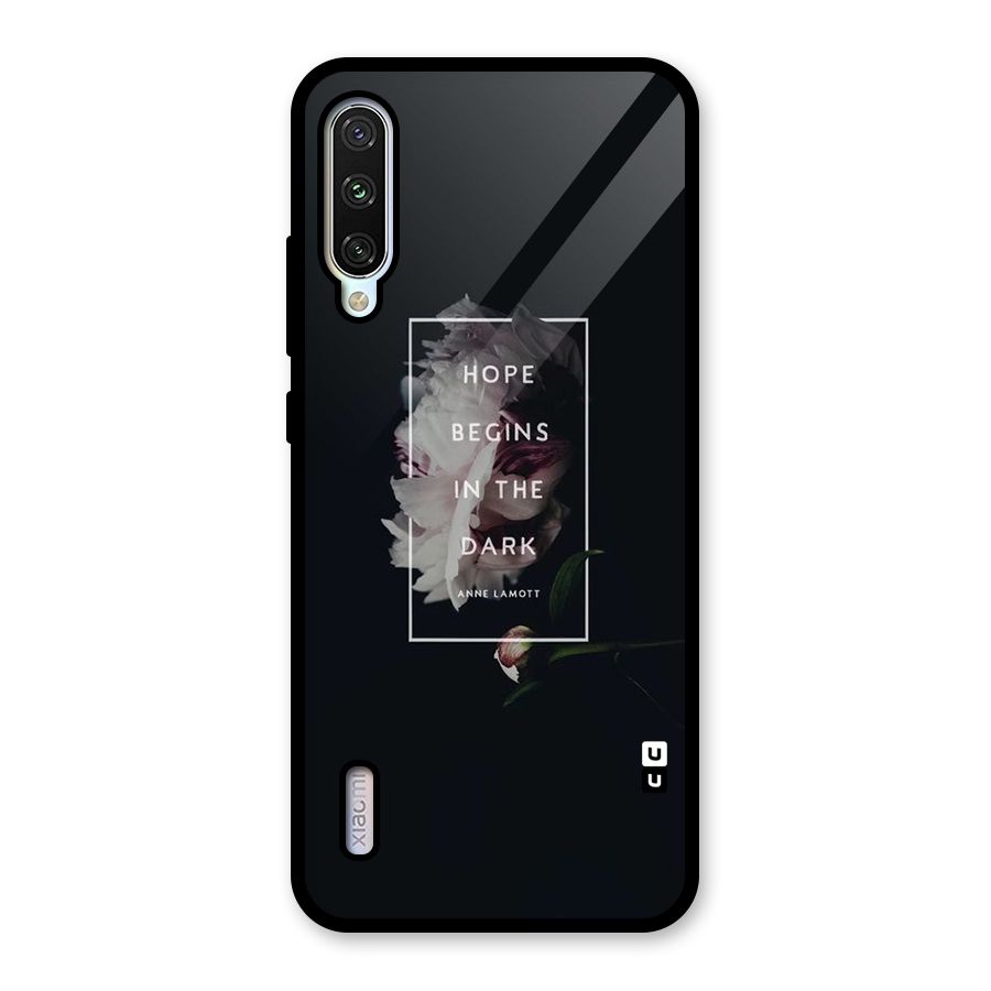 Dark Hope Glass Back Case for Mi A3