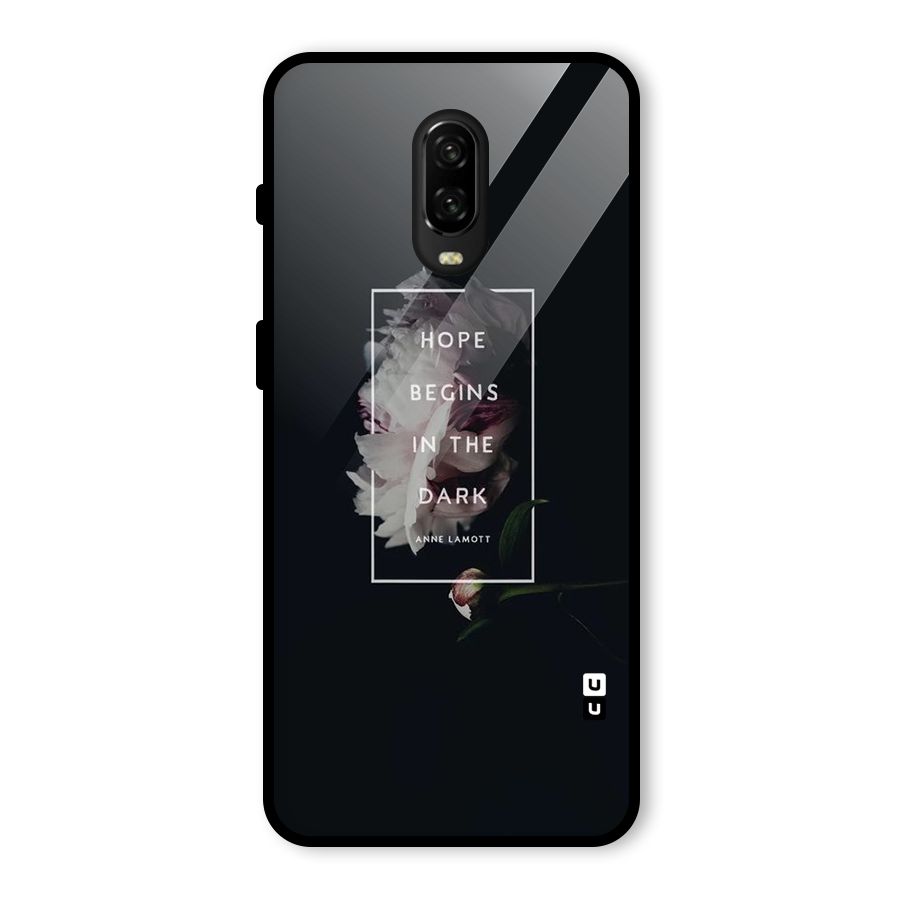 Dark Hope Glass Back Case for OnePlus 6T