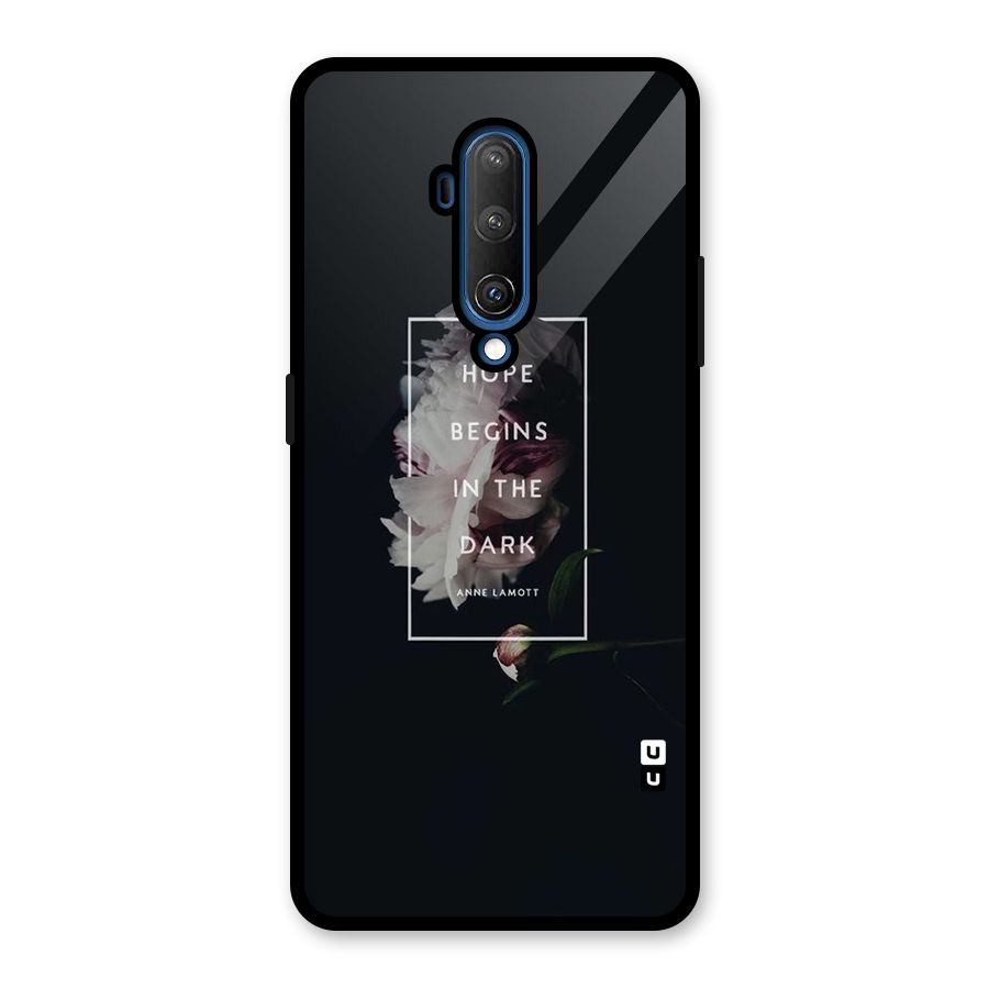Dark Hope Glass Back Case for OnePlus 7T Pro