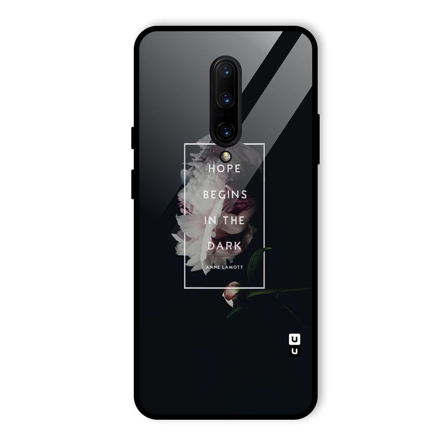 Dark Hope Glass Back Case for OnePlus 7 Pro