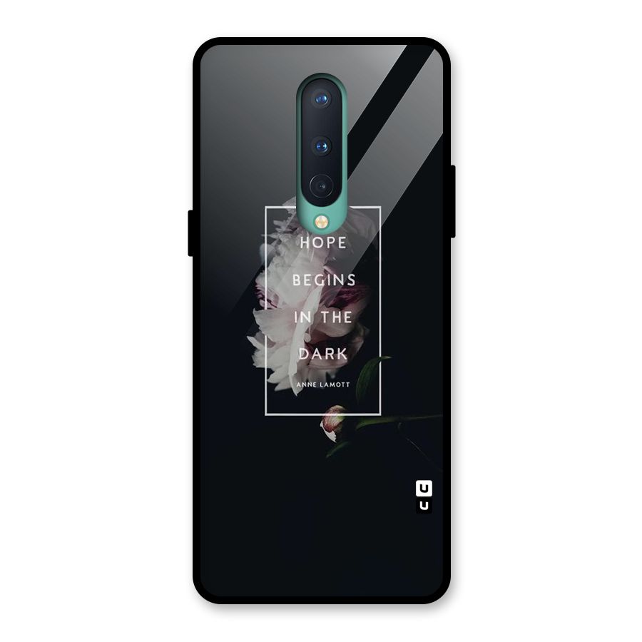 Dark Hope Glass Back Case for OnePlus 8