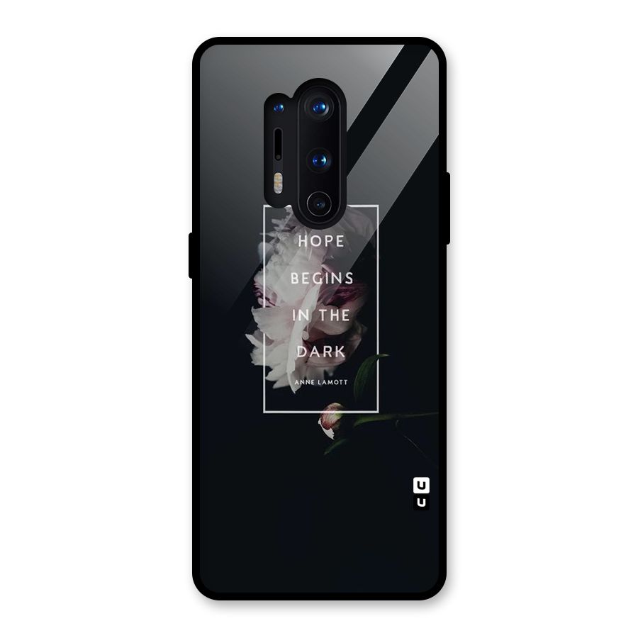 Dark Hope Glass Back Case for OnePlus 8 Pro