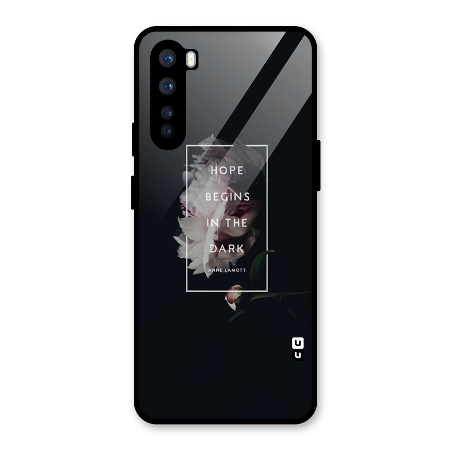Dark Hope Glass Back Case for OnePlus Nord