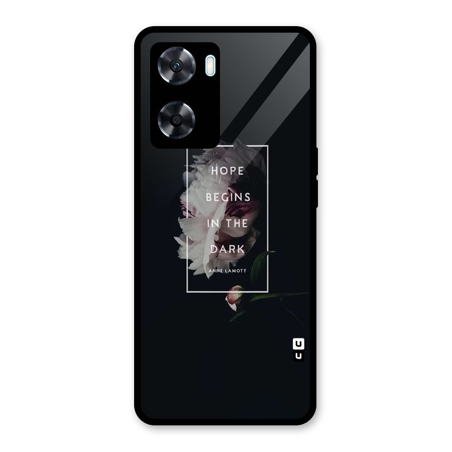 Dark Hope Glass Back Case for Oppo A77