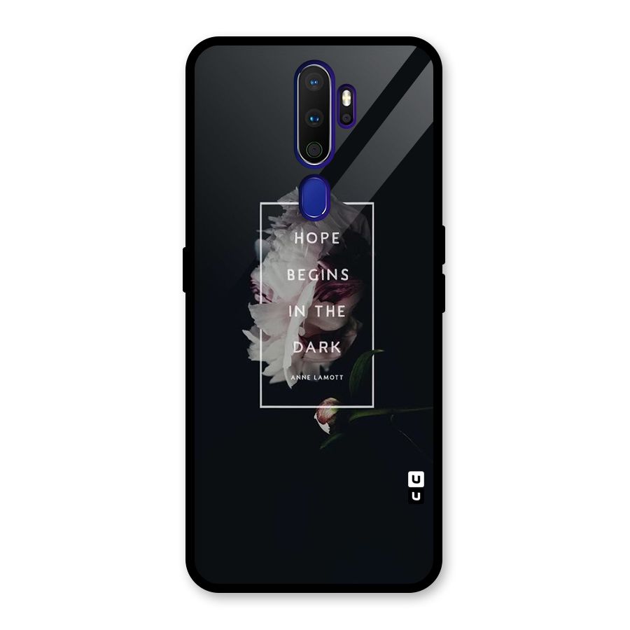 Dark Hope Glass Back Case for Oppo A9 (2020)