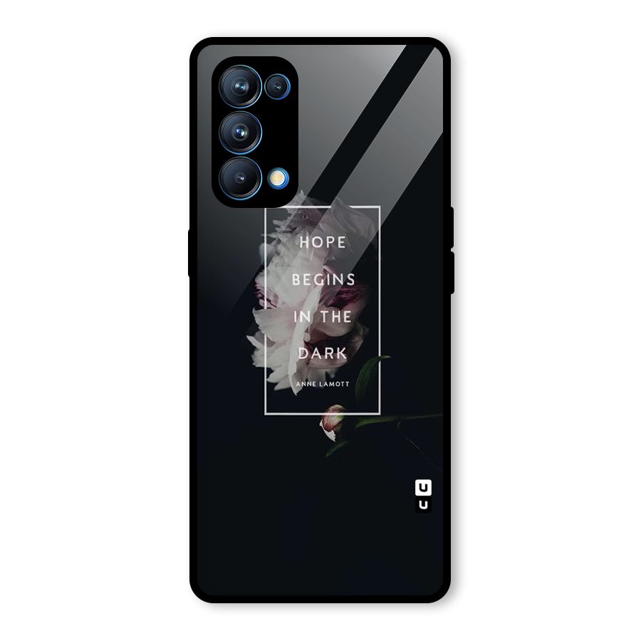 Dark Hope Glass Back Case for Oppo Reno5 Pro 5G