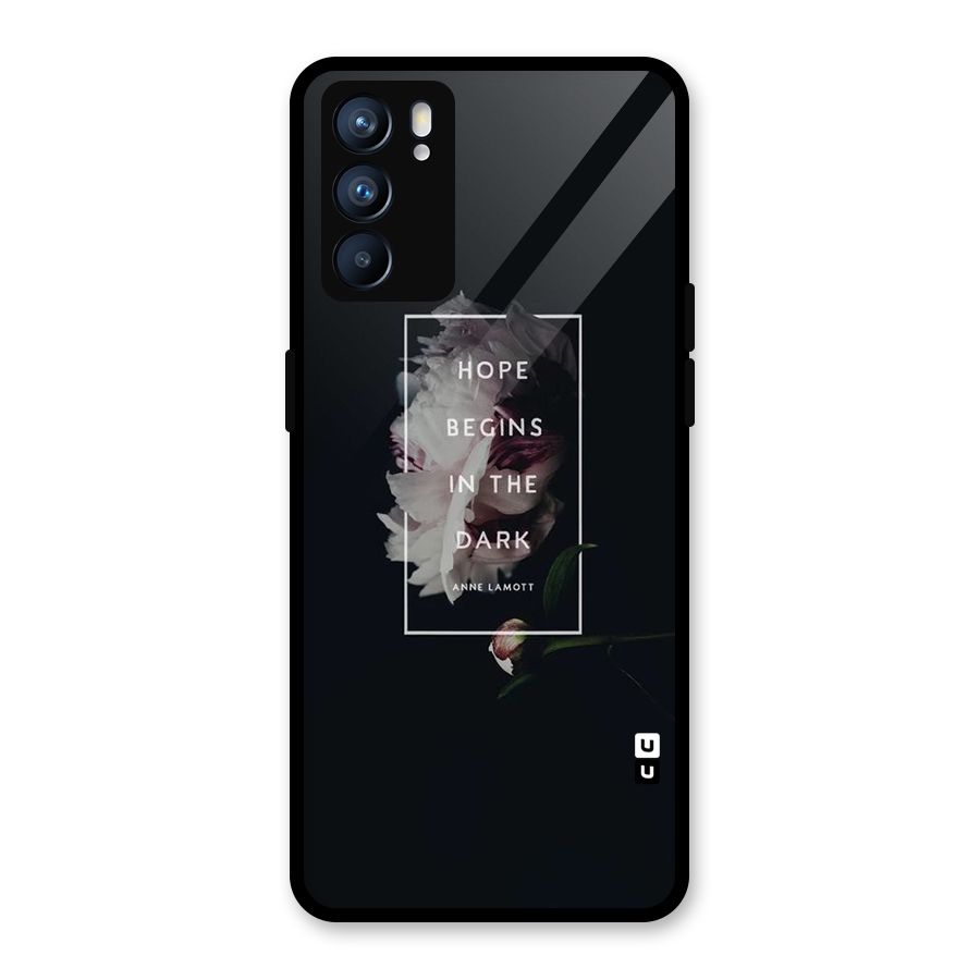Dark Hope Glass Back Case for Oppo Reno6 5G