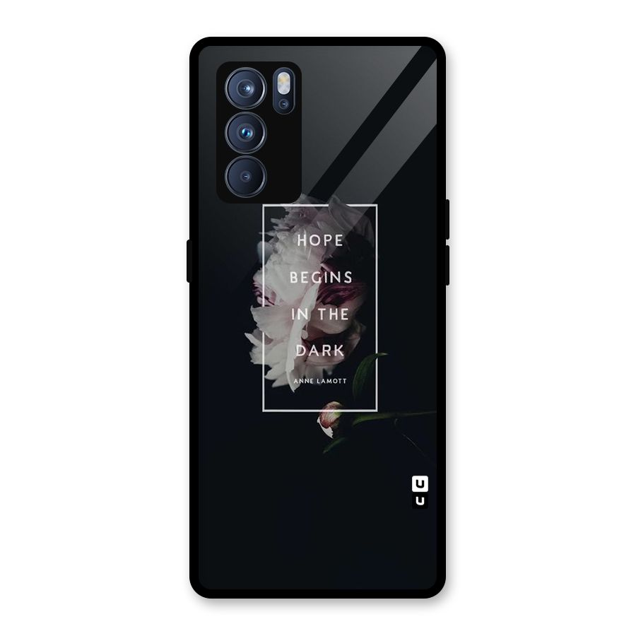 Dark Hope Glass Back Case for Oppo Reno6 Pro 5G