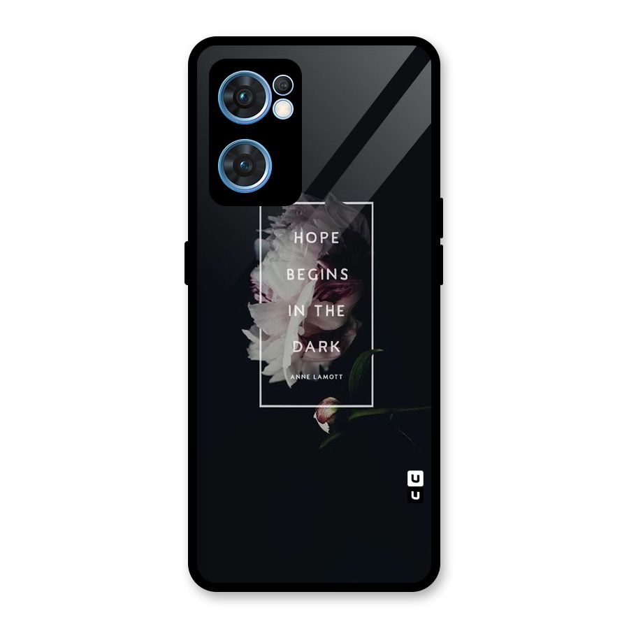 Dark Hope Glass Back Case for Oppo Reno7 5G