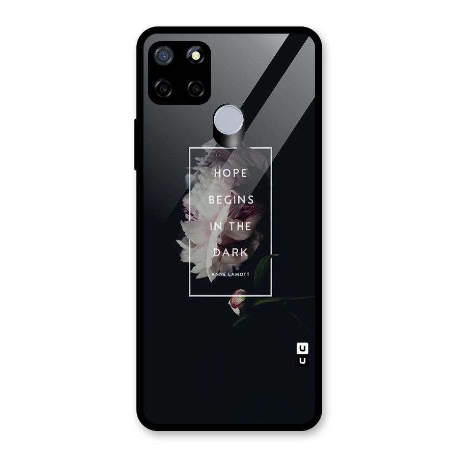 Dark Hope Glass Back Case for Realme C15