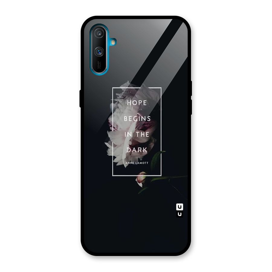 Dark Hope Glass Back Case for Realme C3