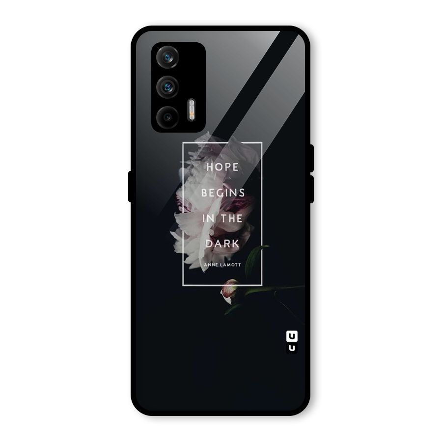 Dark Hope Glass Back Case for Realme GT 5G